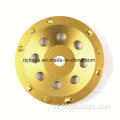 PCD Cup Cup Wheel Diamond Tools Disc para eliminación de pisos epoxi